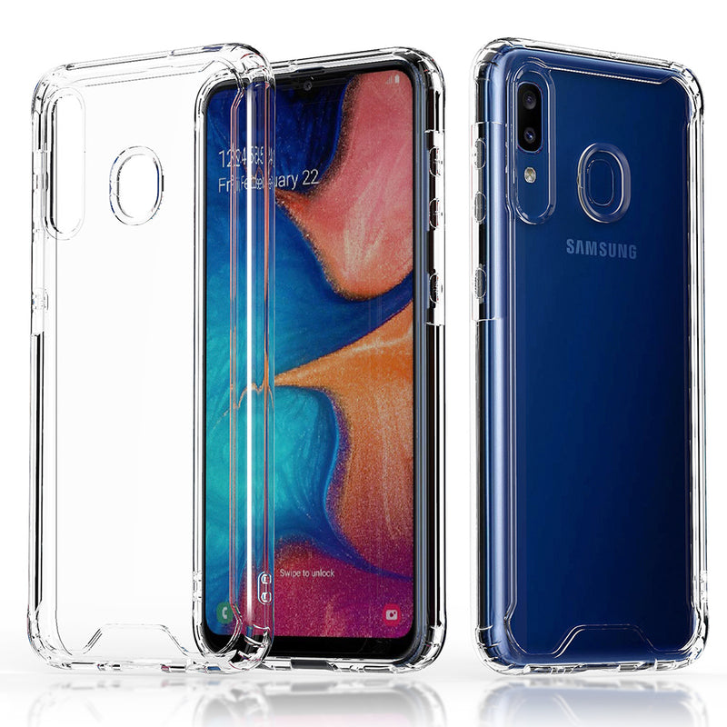 TJS "Agile" Transparent TPU Phone Case for Galaxy A50 - InfinityAccessories017