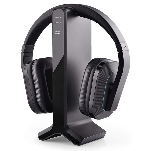 Wireless headphones for TV Watching w/Transmitter Charging Dock - InfinityAccessories017