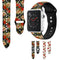 Floral Pattern Silicone Watch Band Strap for Apple Watch iWatch Series 5/4/3/2/1 - InfinityAccessories017