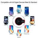 Qi Wireless Charger Charging Pad for iPhone 11/Pro/Max/XS/8/Galaxy Note 10/S10/+ - InfinityAccessories017