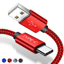 USB C Type-C Cable Braided Fast Charger Sync Charging Cord For Nintendo Switch - InfinityAccessories017