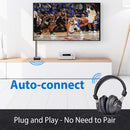 Bluetooth Wireless Headphones Set for TV PC Transmitter Optical RCA 3.5mm - InfinityAccessories017