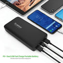 22000mAh Power Bank USB-C 54W PD & Dual USB Fast Charge External Battery - InfinityAccessories017