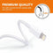 Lightning 10FT Heavy Duty USB Charger Cable for Apple iPhone 11/Pro/Max/XS/8 MFI certified - InfinityAccessories017