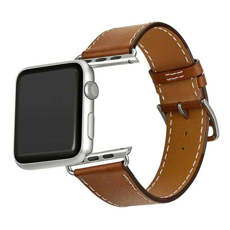 Leather Classic Watch Band Strap for iWatch Apple Watch Series 5/4/3/2/1 - InfinityAccessories017