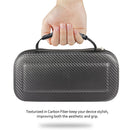 Nintendo Switch Carrying Case Carbon Fiber Portable Pouch Travel Bag - InfinityAccessories017