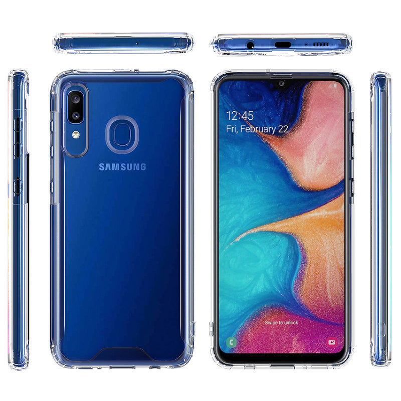 TJS "Agile" Transparent TPU Phone Case for Galaxy A50 - InfinityAccessories017