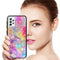 TJS "Minerva" Glitter TPU Phone Case for Samsung Galaxy A52 5G - Rainbow