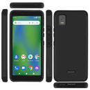 TJS "ArmorLux" Hybrid Phone Case for Cricket Debut Smart