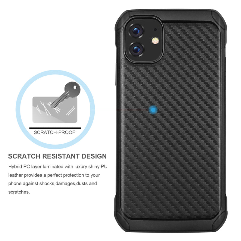 TJS "IMPACT" Hybrid Phone Case for iPhone 11, iPhone 11 Pro, iPhone 11 Pro Max - InfinityAccessories017