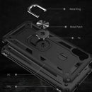 TJS "DuoGuard" Ring Kickstand Phone Case for Samsung Galaxy A11