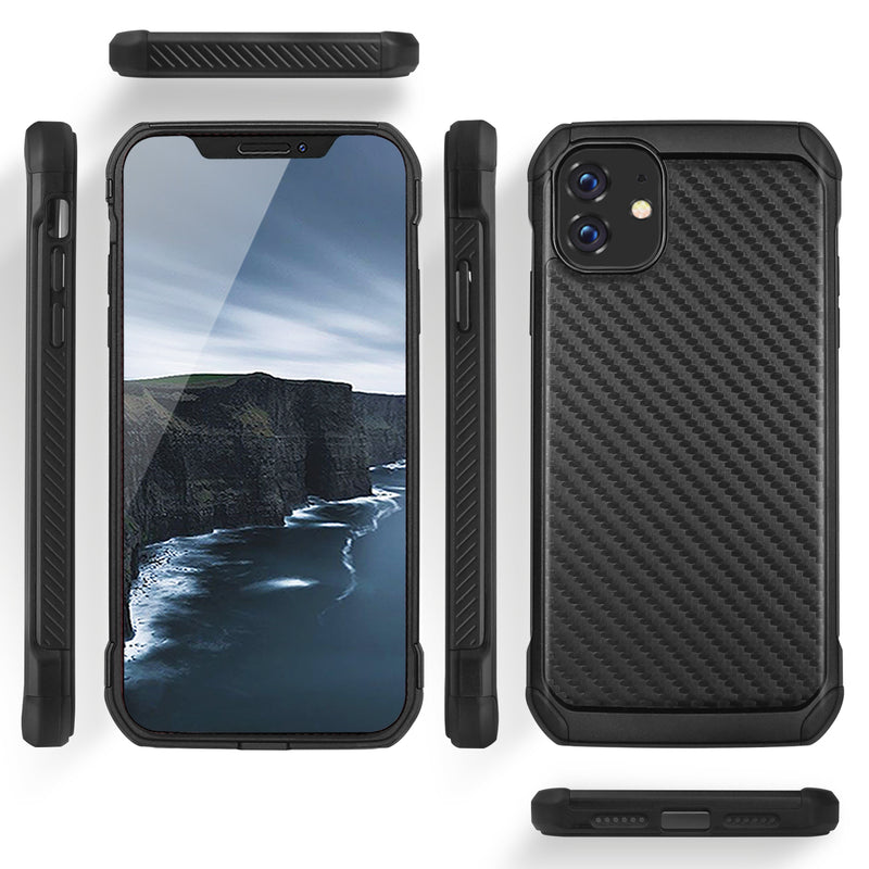 TJS "IMPACT" Hybrid Phone Case for iPhone 11, iPhone 11 Pro, iPhone 11 Pro Max - InfinityAccessories017