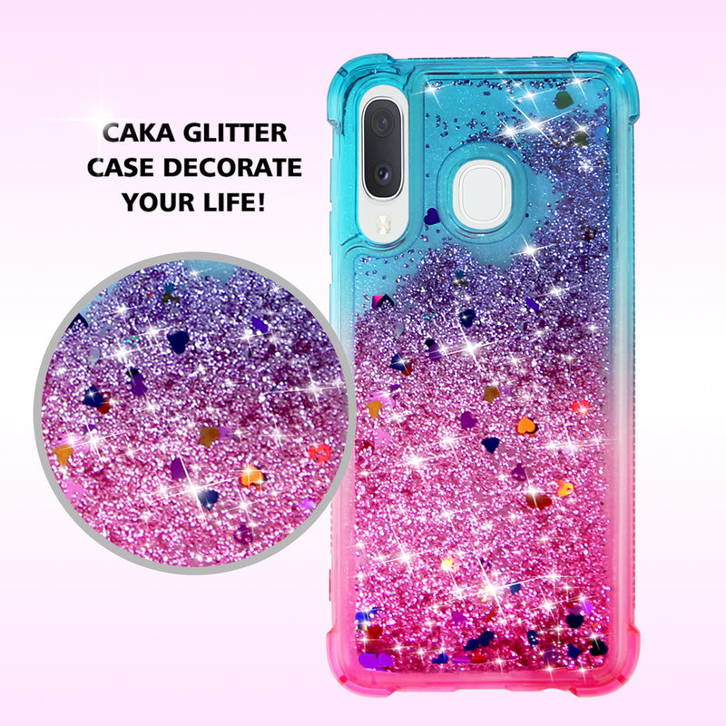 Liquid Glitter Phone Case for Galaxy A20, Galaxy A30, Galaxy A50 - InfinityAccessories017