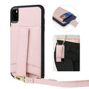 TJS "Garnet" Crossbody PU Leather Wallet Case for iPhone 11, iPhone 11 Pro, iPhone 11 Pro Max - InfinityAccessories017