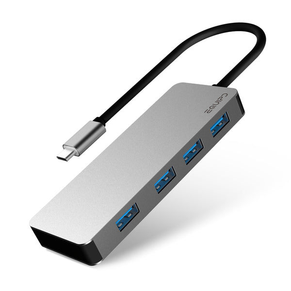 USB C Hub Aluminum USB C Adapter Hub with 4 USB 3.0 Ports - InfinityAccessories017