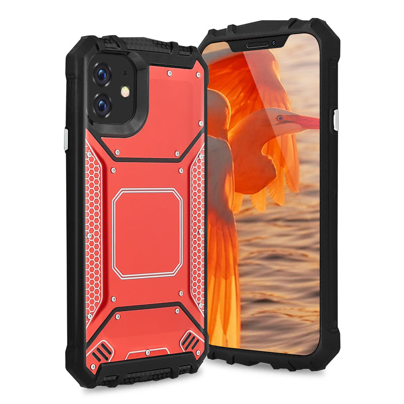 TJS "TankMate" Built-in Metal Plate Aluminum Phone Case for iPhone 11, iPhone 11 Pro, iPhone 11 Pro Max - InfinityAccessories017