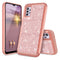 TJS "Sapphire" Hybrid Glitter Phone Case for Samsung Galaxy A32 5G